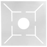 Floor Drain Ruler Multifunctional Tile Layout Measure Gauge Measuring Tool Stainless Steel Measurement Tool