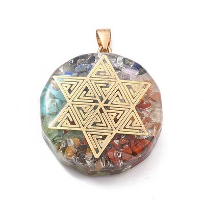 Transparent Resin Pendants