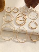 Women's Elegant Twist Design Hoop Earrings, Prom Jewelry, Gifts for Girlfriend, Trendy Exquisite Hoop Earrings, Chic All-matc...