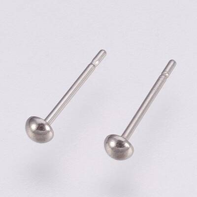 Non-Tarnish 202 Stainless Steel Stud Earring Findings