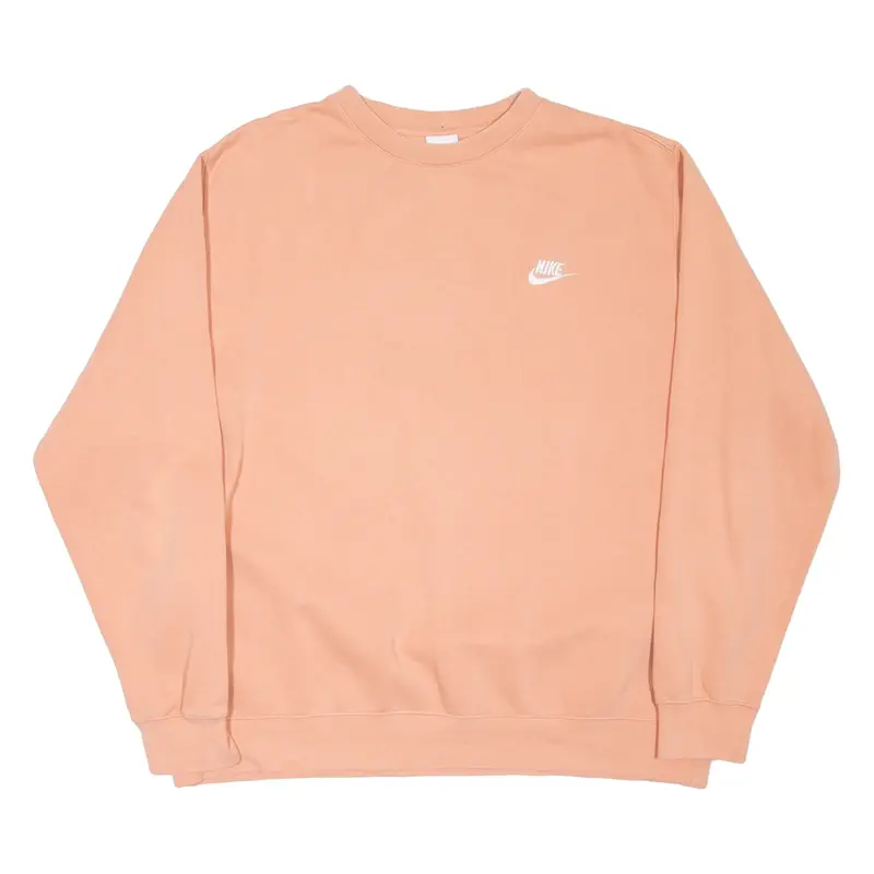 NIKE Mens Sweatshirt Pink XL