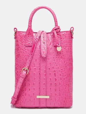 Summer Fashion Solid Color Handbag with Buckle, Vintage Crocodile Embossed Shoulder Bag for Women for Work & Daily Use, Daily...