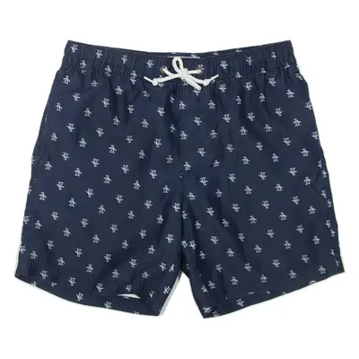 ORIGINAL PENGUIN Mesh Lined Mens Swimming Shorts Blue S W30