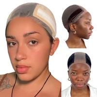 Lace Wig Grip Cap for Glueless Wig 4x5 Transparent Lace Reusable Wig Caps, Wig Grip Band for Lace Front Wigs to Keep Wigs in ...