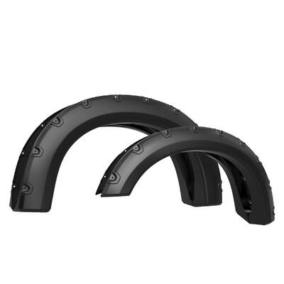 YITAMOTOR® Smooth Fender Flares Compatible with 2011-2016 Ford F-250 F-350 Super Duty(Excludes Dually Models), Pocket Bolt-R...