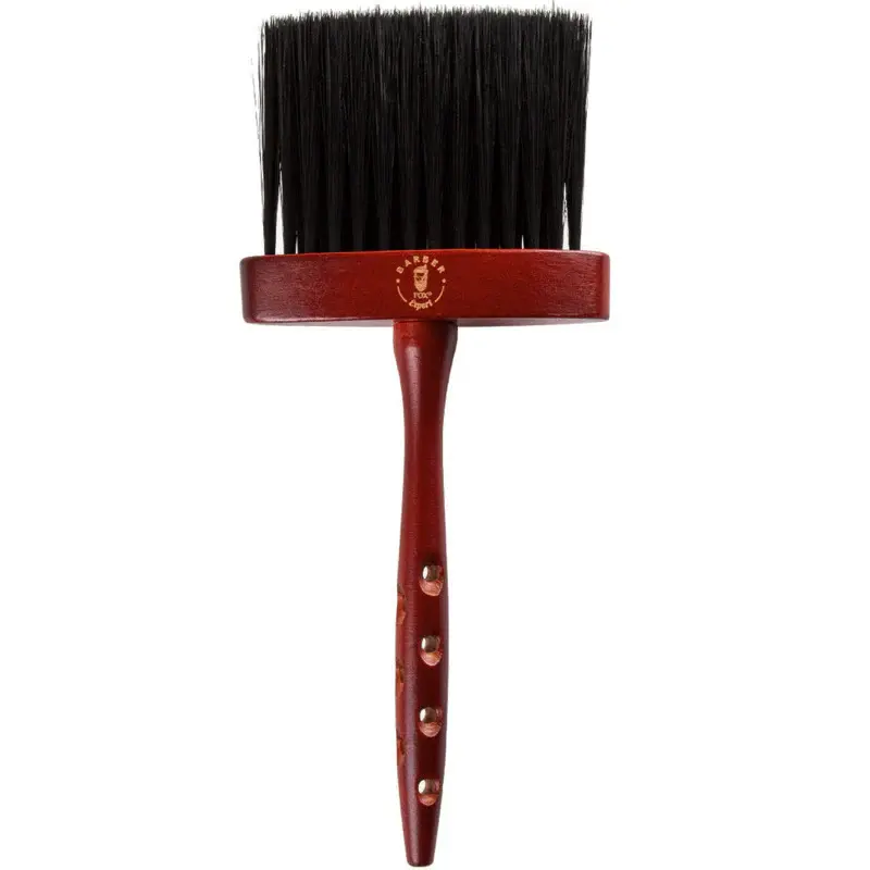 Fox Barber Expert - Professional Neck Braid, Wood with Nylon Bristles