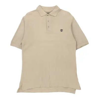 Timberland Polo Shirt - XS Beige Cotton