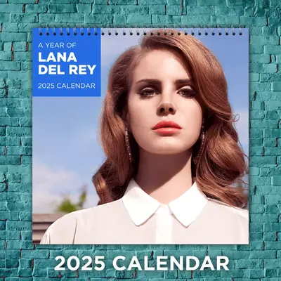 Lana Del Rey 2025 Music Calendar, 12-month Singer Wall Calendar
