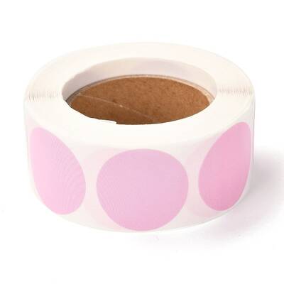 Self-Adhesive Blank Round Paper Gift Tag Stickers
