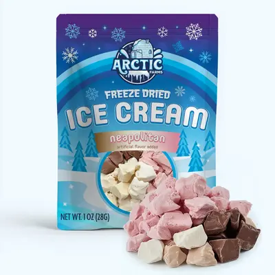 Arctic Farms Freeze Dried Ice Cream Bits (Neapolitan)