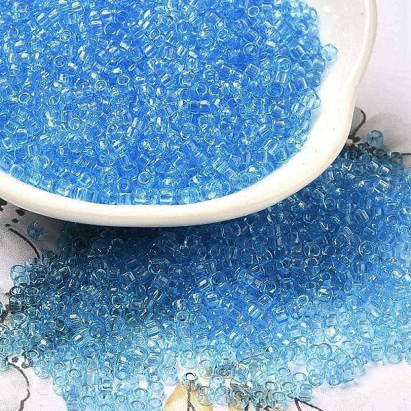 Transparent Colours Glass Round Seed Beads
