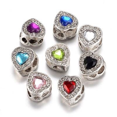 Alloy European Beads