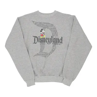 Age 13-14 Disneyland Resort Disney Cartoon Sweatshirt - Small Grey Cotton