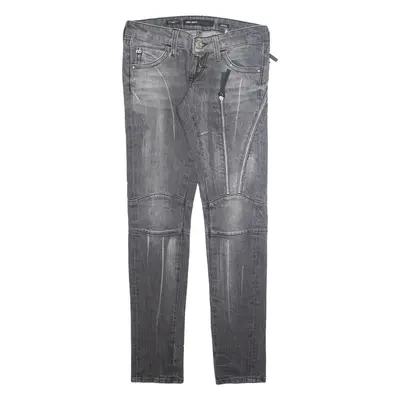 MISS SIXTY Womens Jeans Grey Regular Tapered Stone Wash W27 L32