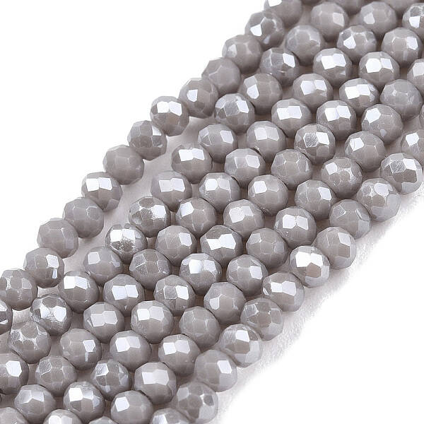 Electroplate Glass Beads Strands