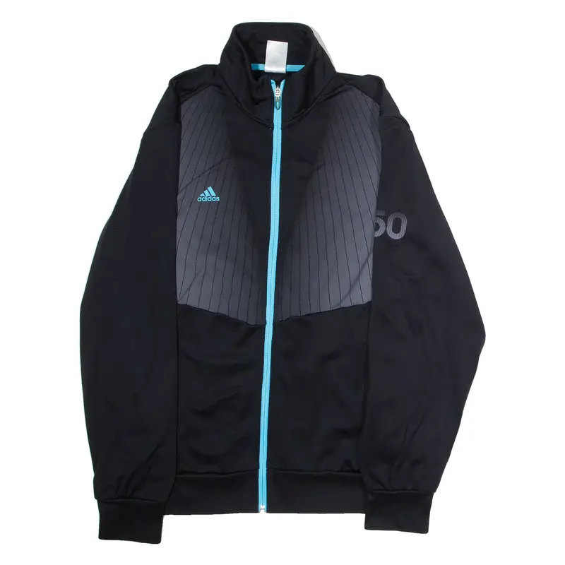 ADIDAS F50 Mens Track Jacket Black Striped M