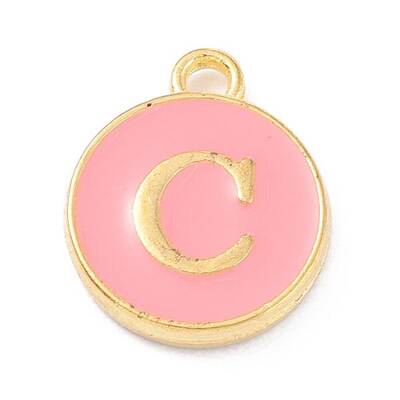 Golden Plated Alloy Enamel Charms