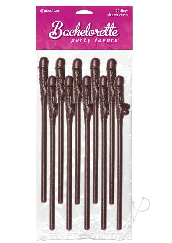 Bpchocolat Dickysippingstraws 10pk(disc)