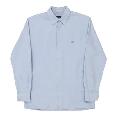 Age 16 Burberry London Shirt - Large Blue Cotton