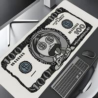 Spoofed Dollar Design Pattern Mouse Pad, Large Game Mouse Pad, Aesthetic Desktop Decoration Protection Pad, Non-slip Rubber P...