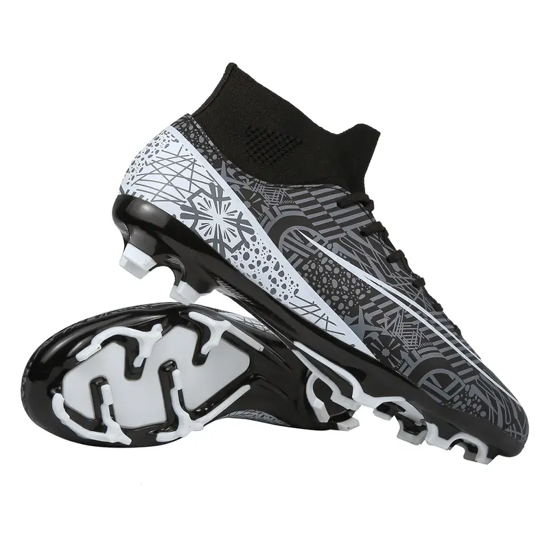 Mens Soccer Cleats Women Football Cleats for Big Boy