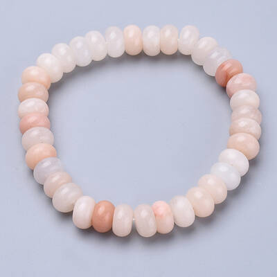 Natural Pink Aventurine Beaded Stretch Bracelets