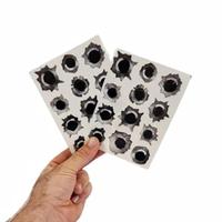 Decals by Haley 24 pack of Bullet Hole Stickers ultra-realistic fake bullets - Safe for veicle paint - bullet hole stickers l...