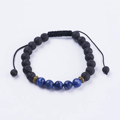 Adjustable Nylon Cord Braided Bead Bracelets