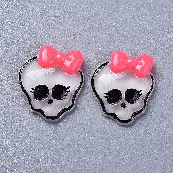 Halloween Theme Opaque Resin Cabochons