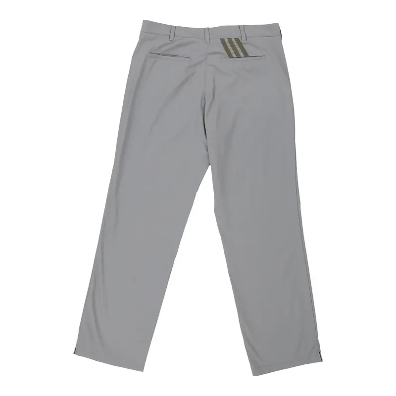 Adidas Trousers - Large Grey Polyester Blend