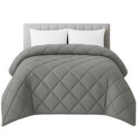 Lux Decor 1Pc Comforter - Soft Polyester Breathable Fluffy Versatile Bedding -All Season Down Alternative Filling -Diamond St...