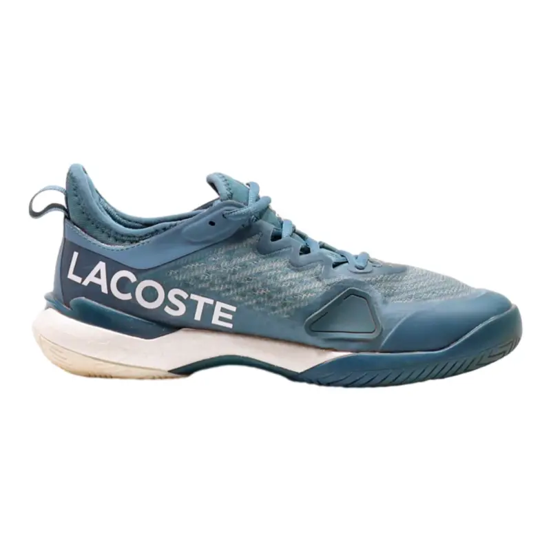 LACOSTE Sneaker Trainers Blue Synthetic Womens UK 6