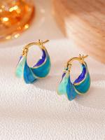 Fashionable Elegant Hoop Earrings, Fashion Jewelry for Party, Daily Clothing Decor, Trendy All-match & Exquisite Jewelry for ...