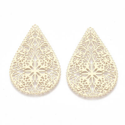 Brass Filigree Joiners Links