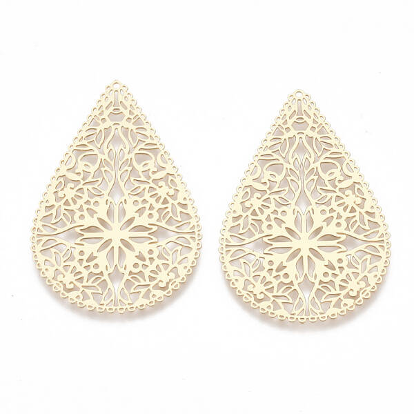 Brass Filigree Joiners Links