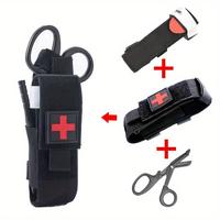 Tourniquet Bracket IFAK Bag Small Trauma First Aid Bag Tourniquet Bracket Survival Accessories Outdoor Protection Survival Eq...