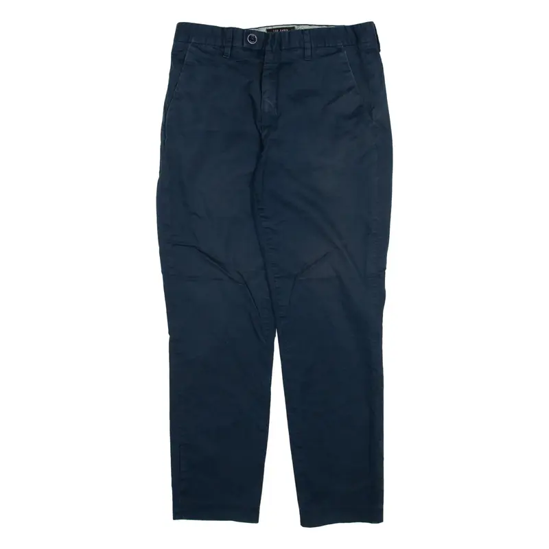 TED BAKER Mens Trousers Blue Regular Tapered W30 L27
