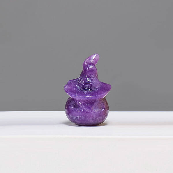 Halloween Natural Lepidolite Home Display Decorations