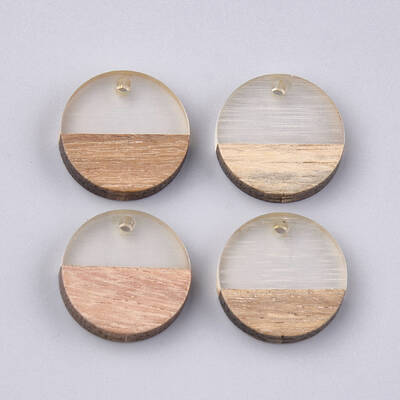 Resin & Walnut Wood Pendants