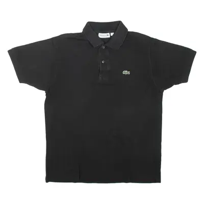 LACOSTE Mens Polo Shirt Black M