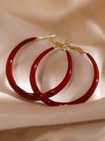 Minimalist Temperament Hoop Earrings, Gifts for Wife, Fashionable Lightweight Earring for Women, Trendy All-match & Exquisite...
