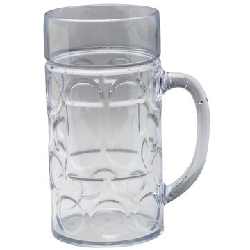 48 Customized 16 oz Dimpled German Beer Stein - BPA Free
