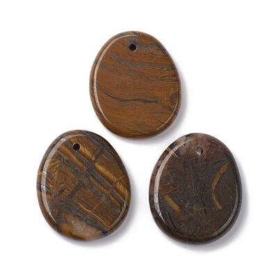 Natural Tiger Iron Pendants