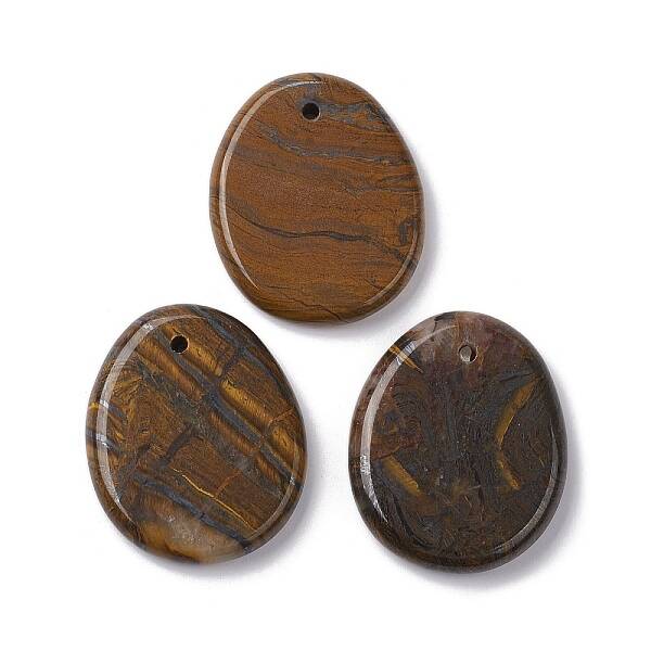 Natural Tiger Iron Pendants