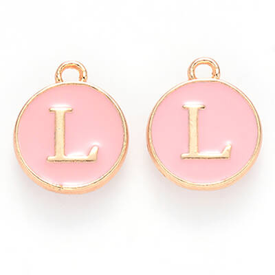 Golden Plated Alloy Enamel Charms