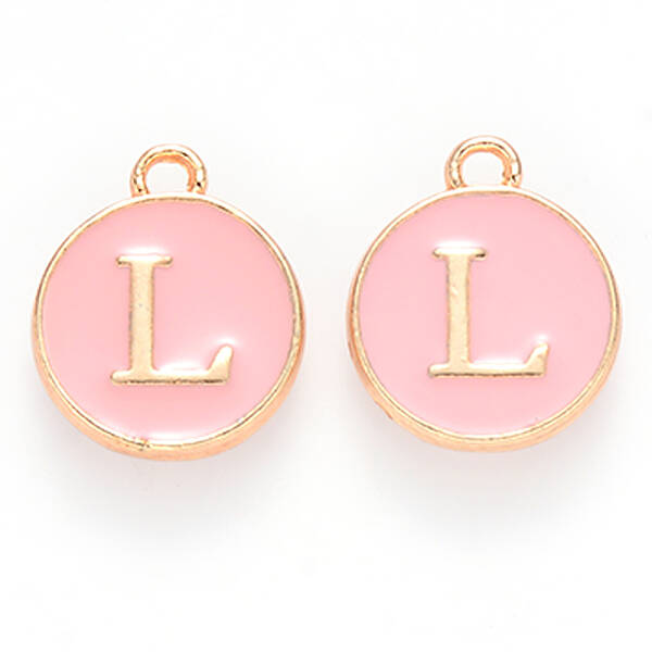 Golden Plated Alloy Enamel Charms