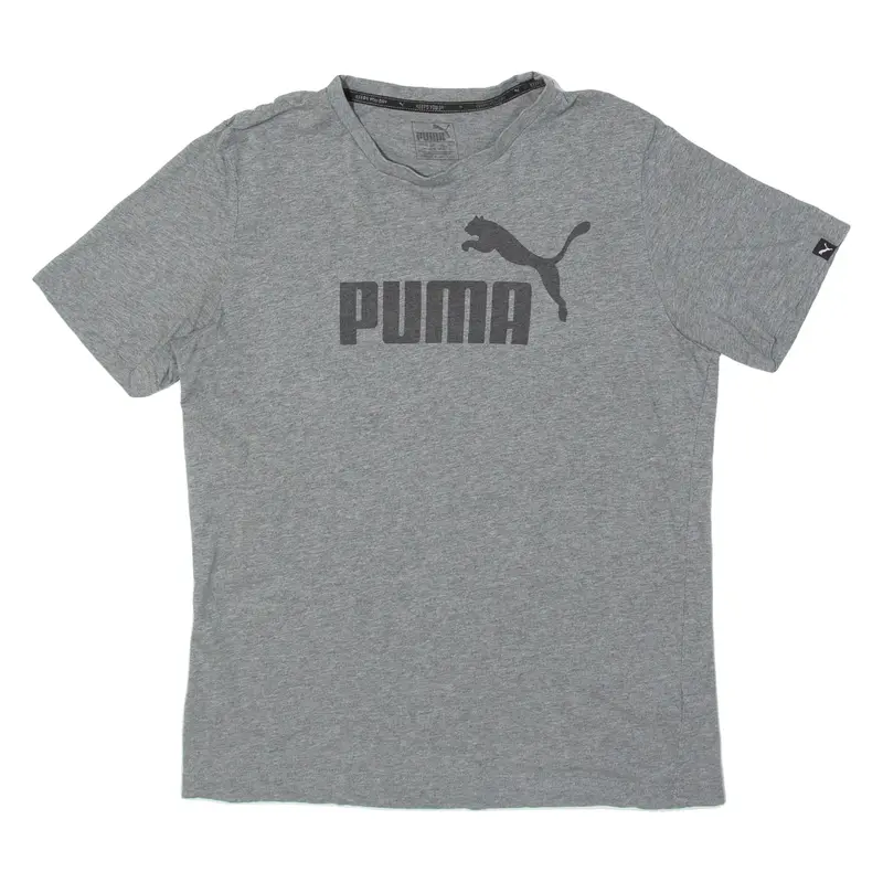 PUMA Mens T-Shirt Grey S