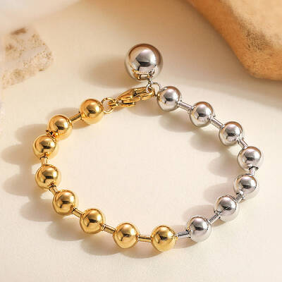 304 Stainless Steel Beaded Bracelets