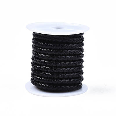 Braided Cowhide Leather Cord