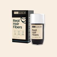 Hair Illusion Real Hair Fibers Conceal Thinning, Bald, Beards. Hairline. Edge Enhancements Non Synthetic Natural-Looking Cove...